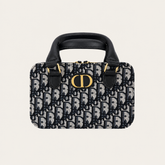 Black Canvas CD Shoulder Crossbody Bag