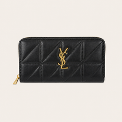 Quilted Leather YL Wallet