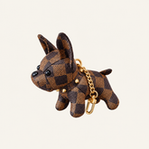 Plaid Dog Charm