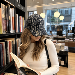 Oblique Jacquard Casual Baseball Hat
