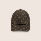 Monogram Brown Casual Baseball Hat