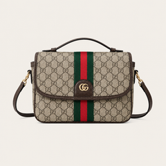 Leather GG Shoulder Bag