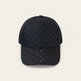Black Monogram Travel Baseball Hat