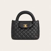 Black Quilted Leather CC Crossbody Bag