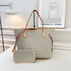 Beige Bag with Pouch