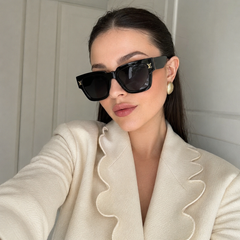 Fashion Oversized Black Sunglasses