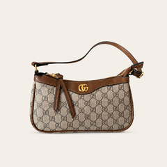 Beige GG Mini Shoulder Bag