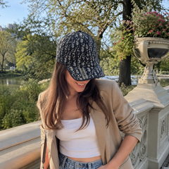 Oblique Jacquard Casual Baseball Hat