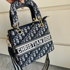 Canvas Top Handle Shoulder Crossbody Bag