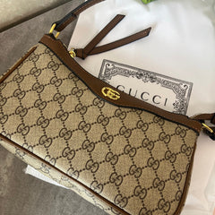 Beige GG Mini Shoulder Bag