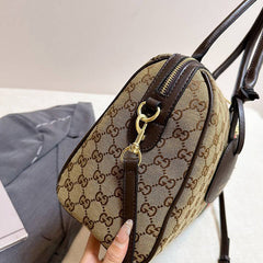 Brown GG Monogram Top Handle Bag